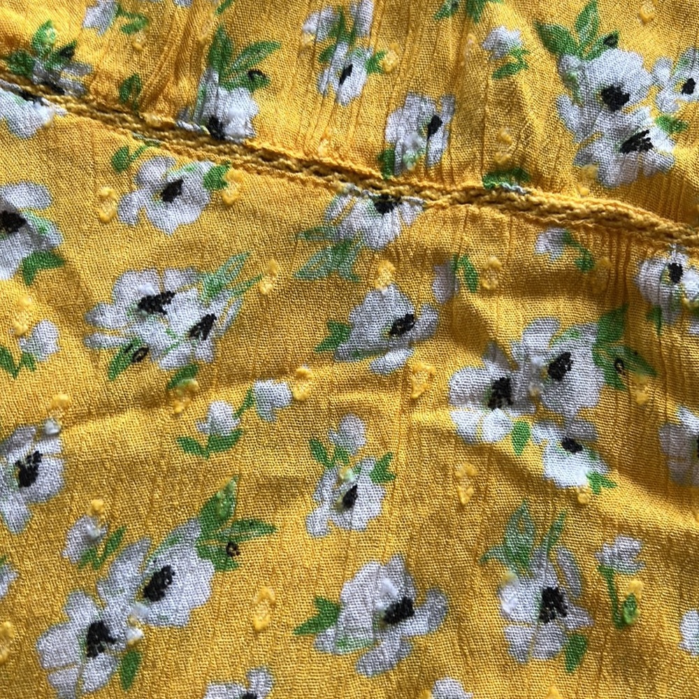 Superdry London Yellow Top Sz 4 - Picture 3 of 7
